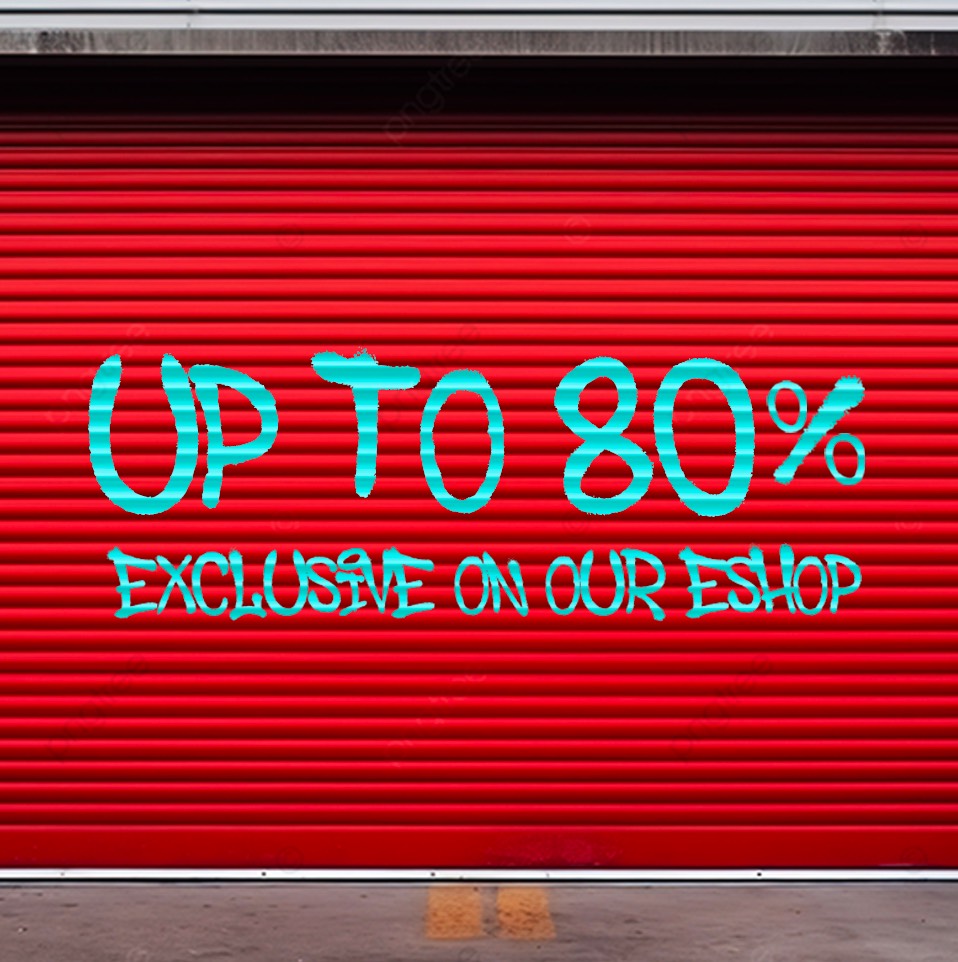 Up to 80% sale on our shop